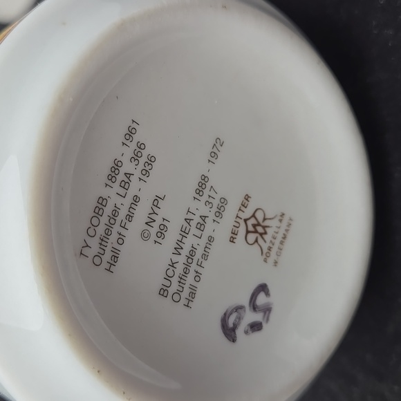 Vintage Baseball Mug by Reutter Porzellan w Germany - Picture 4 of 4